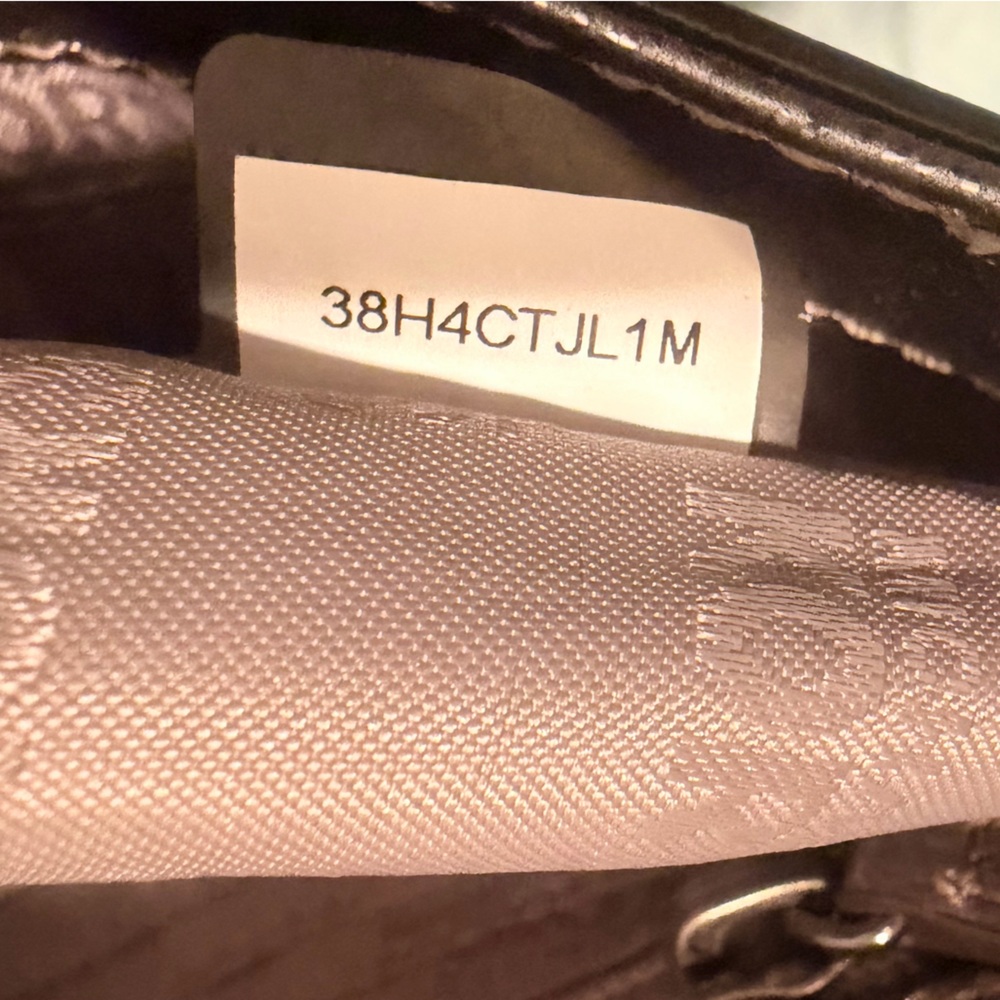 Michael Kors Jet Set Convertible Chain Bag In Metallic Rose Gold - Picture 8 of 12